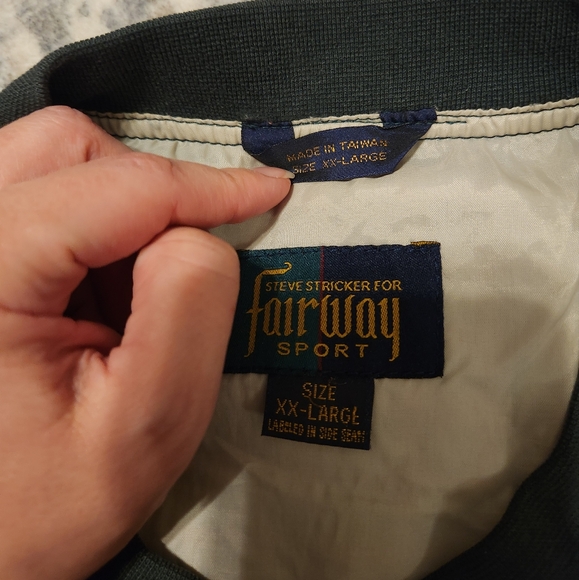 Steve Stricker for Fairway Sport Plaid Windbreaker Jacket - Picture 7 of 9